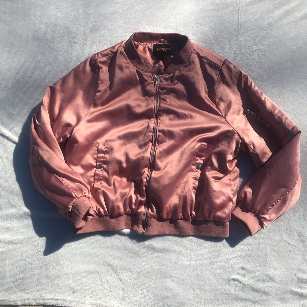 Ambiance Outerwear Bomber Jacket